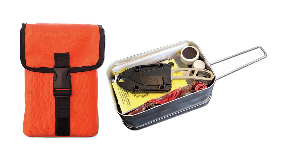 Esee Survival Kit In Mess Kit, 6.25 x 4 x 2.5, LARGE TIN-KIT-OR