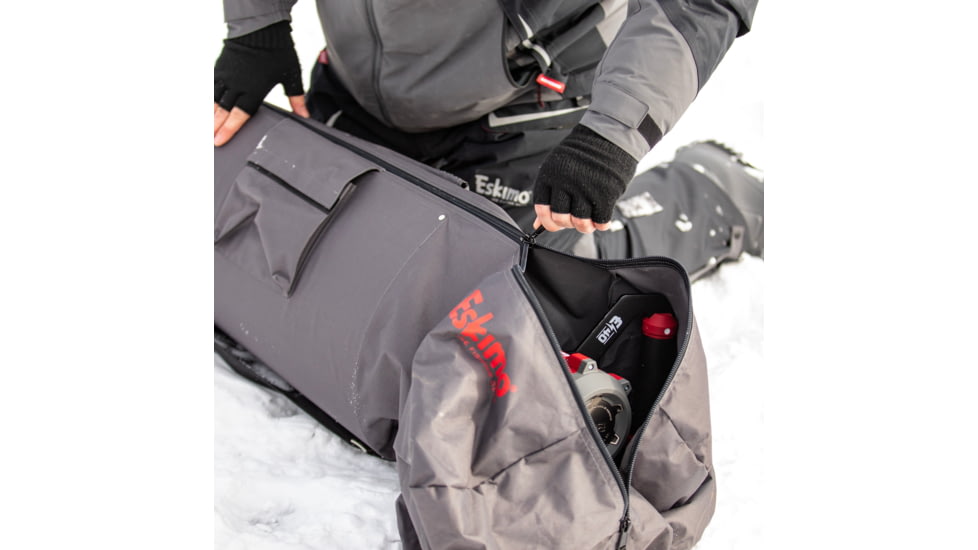 Eskimo Electric Auger Carry Bag, E40 Compatible, Gray, 46078