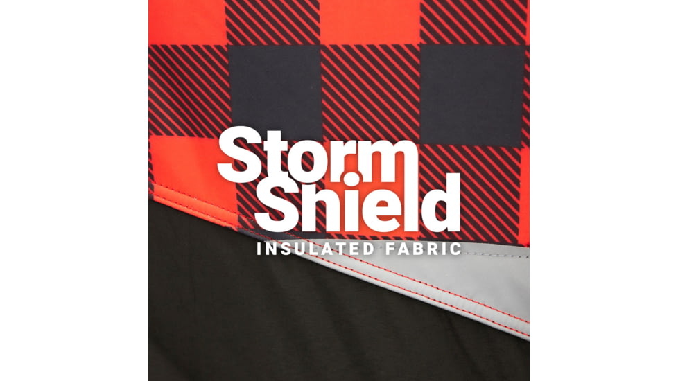 Eskimo Ice Shelter Outbreak 650 XD Plaid, Red/Black, 5-7 Person, 44650