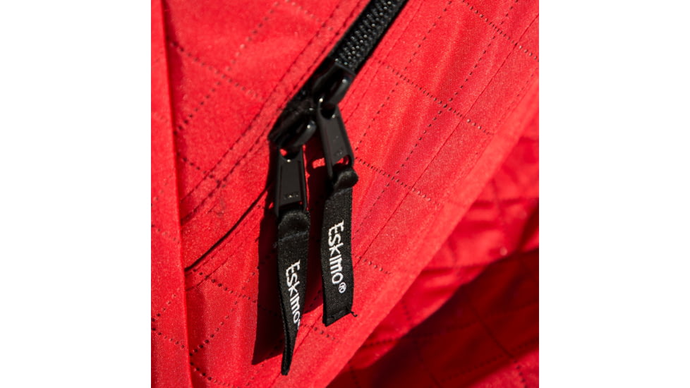Eskimo Ice Shelter Quickfish 6 Insulated, Red/Black, 6 Person, 36150