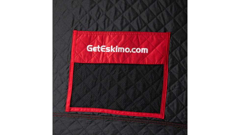 Eskimo Ice Shelter Quickfish 6 Insulated, Red/Black, 6 Person, 36150