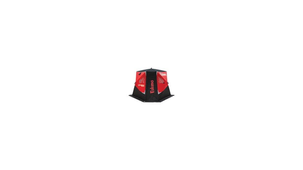 Eskimo Ice Shelter Outbreak 250 Xd Insulated, Red/Black, 112x112x77in, 40250