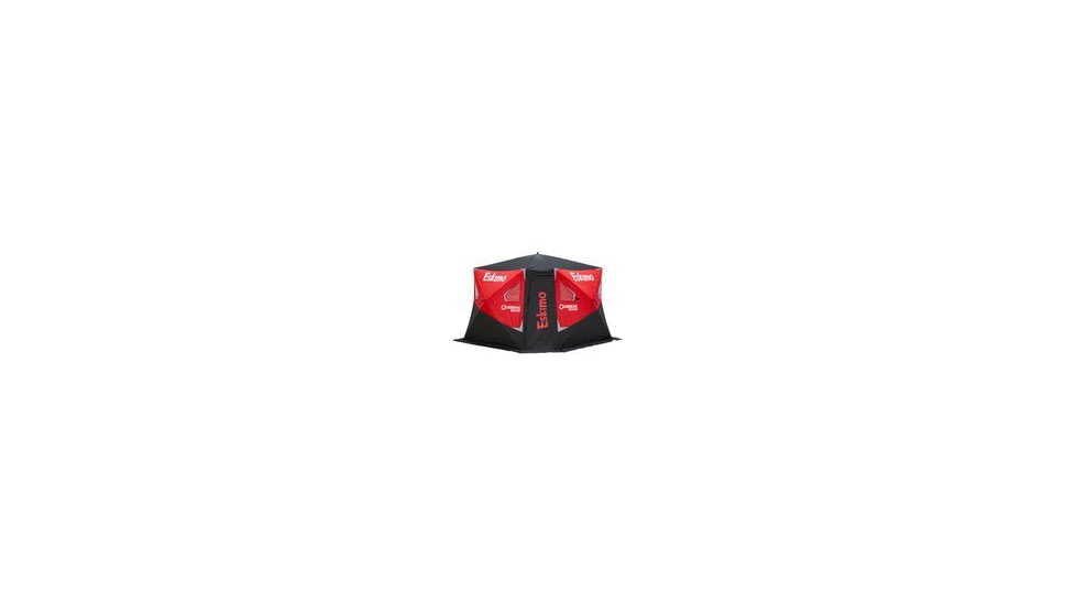 Eskimo Ice Shelter Outbreak 650 Xd Insulated, Red/Black, 5-7 Person, 40650