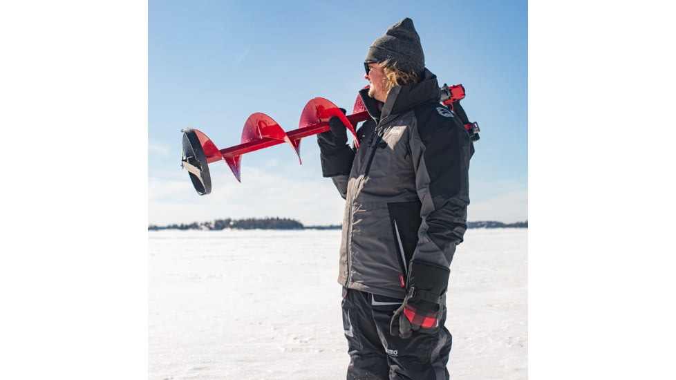 Eskimo Pistol Bit 2.0, Drill-Adaptive Auger, 10-Inch, Centering Point, Red, 10-Inch, 45650