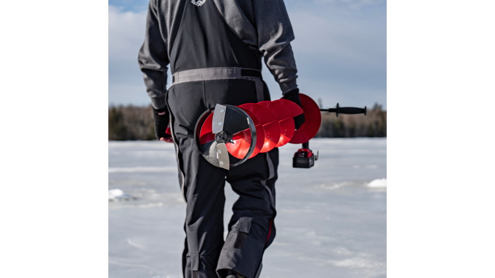 Eskimo Pistol Bit 2.0, Drill-Adaptive Auger, 8-Inch, Centering Point, Red, 8-Inch, 45600