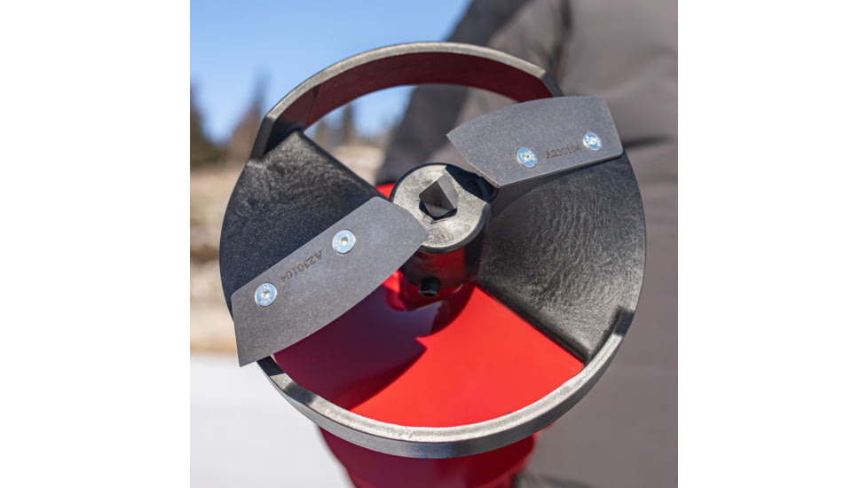 Eskimo Pistol Bit 2.0, Drill-Adaptive Auger, 8-Inch, Centering Point, Red, 8-Inch, 45600