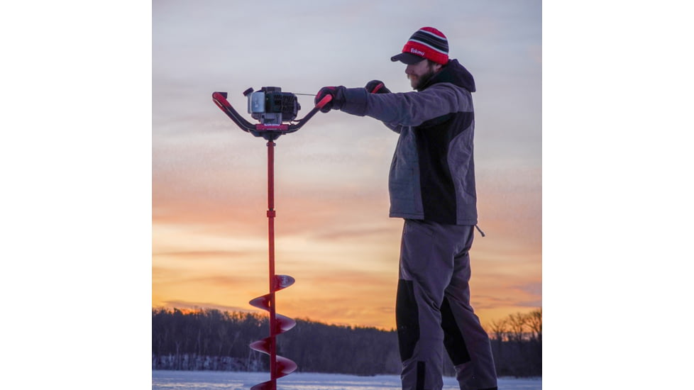 Eskimo Power Auger Extension, Red, 12-Inch, EXT12