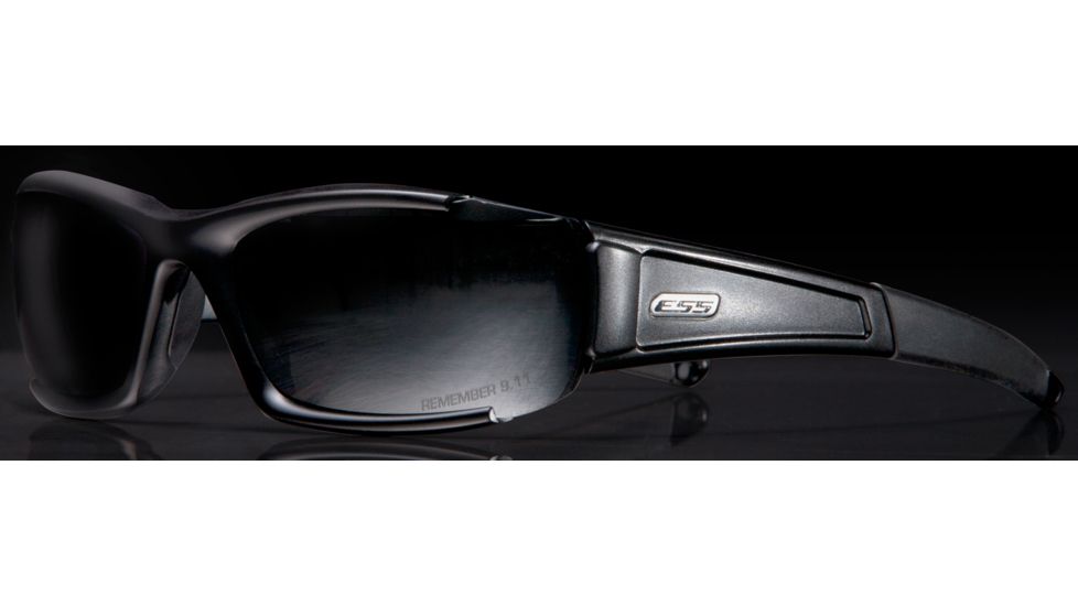 ESS CDI 9.11 Sunglasses - Black Frame/Polarized Mirrored Lenses