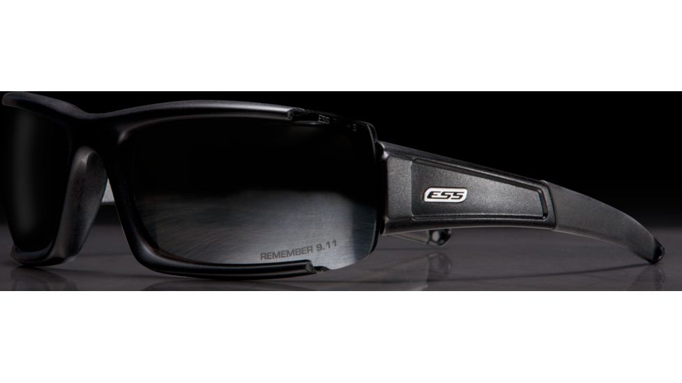 ESS CDI MAX 9.11 Sunglasses - Black Frame/Mirrored Silver Lenses
