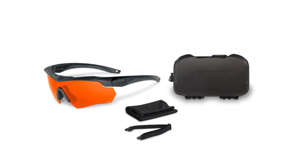 ESS Crossbow ONE Black Laser LPL-5+ Safety Glasses, Black, Unisex, EE9007-24