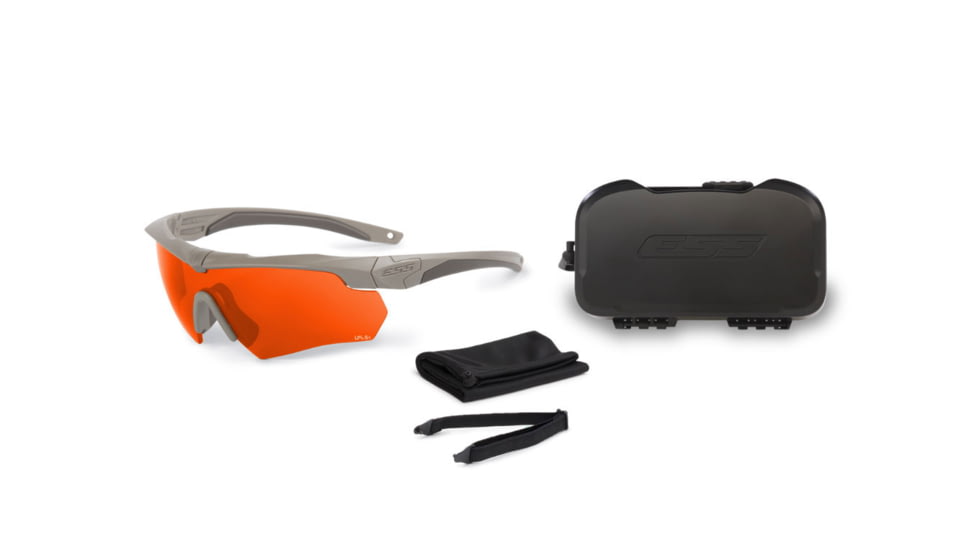 ESS Crossbow ONE Tan Laser LPL-5+ Safety Glasses, Tan, Unisex, EE9007-25