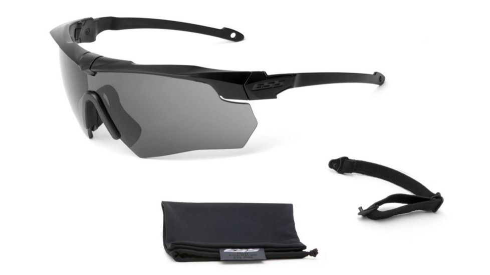 ESS Crossbow Suppressor ONE Ballistic Eyeshields, Smoke Gray EE9007-03