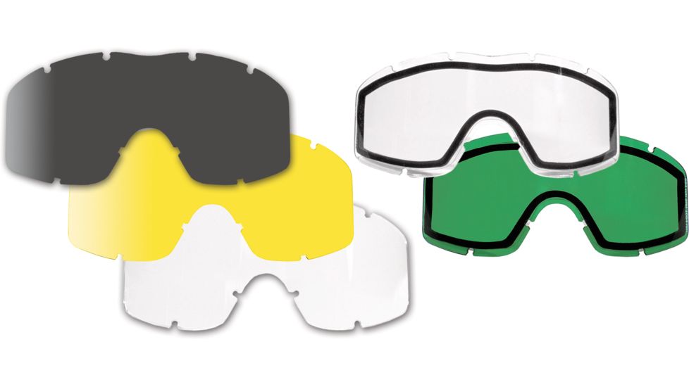 ESS Profile NVG and Profile TurboFan Goggle Replacement Lenses - 2.8mm High-Impact Polycarbonate Interchangeable Lenses