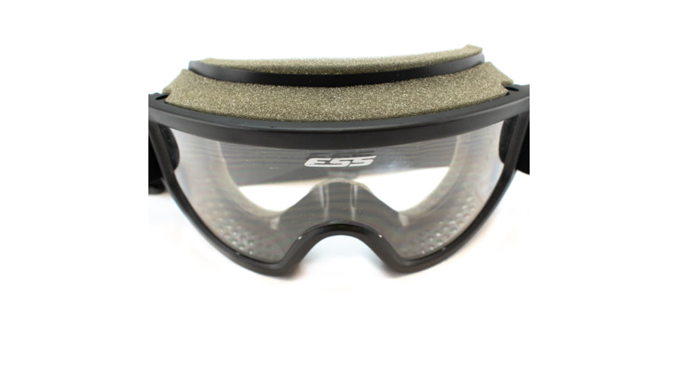 ESS Profile TurboFan Military/Tactical Goggles - Black Frame, Clear &amp; Smoke Gray Lenses