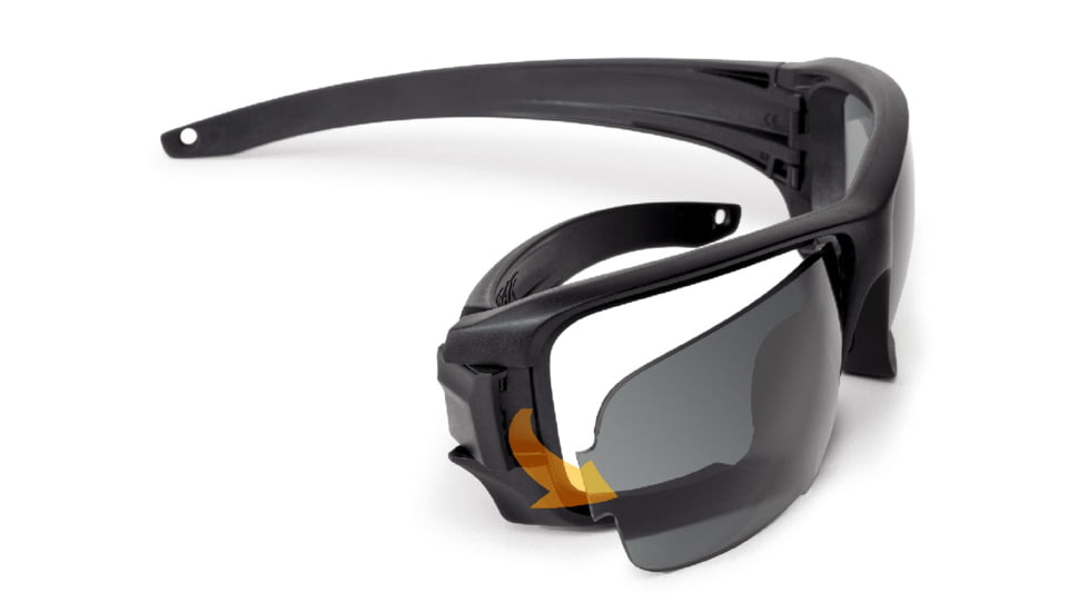 ESS Rollbar NARO REPL FrmKit APEL Safety Glasses, Black, Unisex, 103-617-001