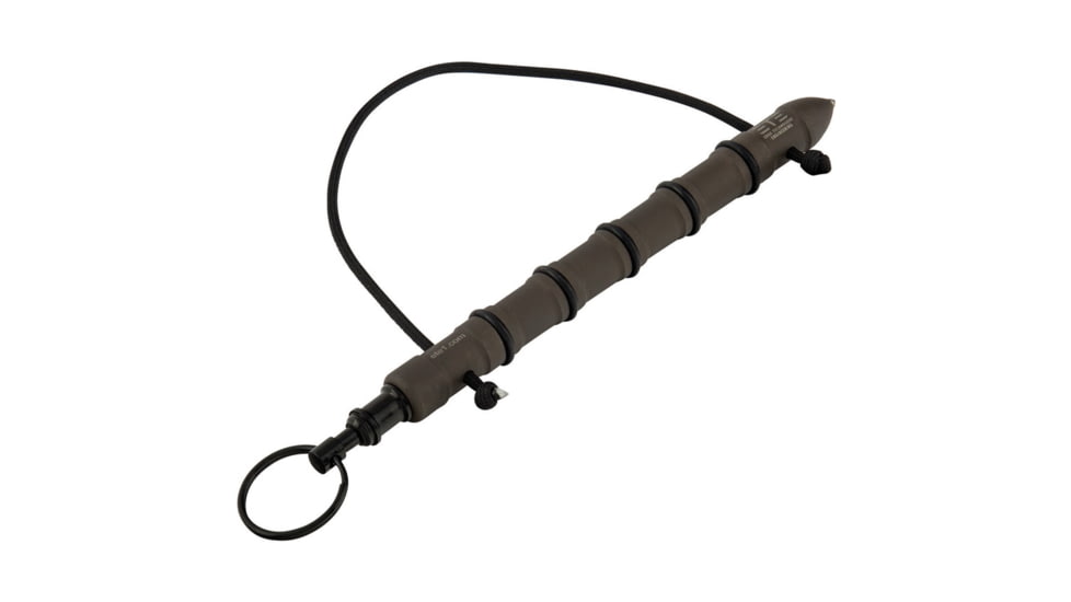 ETE Tiium Kubo, 7.25in Overall, 2.6Oz, Cnc Turned Tc4 Titanium Construction, Slip Resistant Rubber O-Ring Grip, 0.5in Diameter, ETEK1800