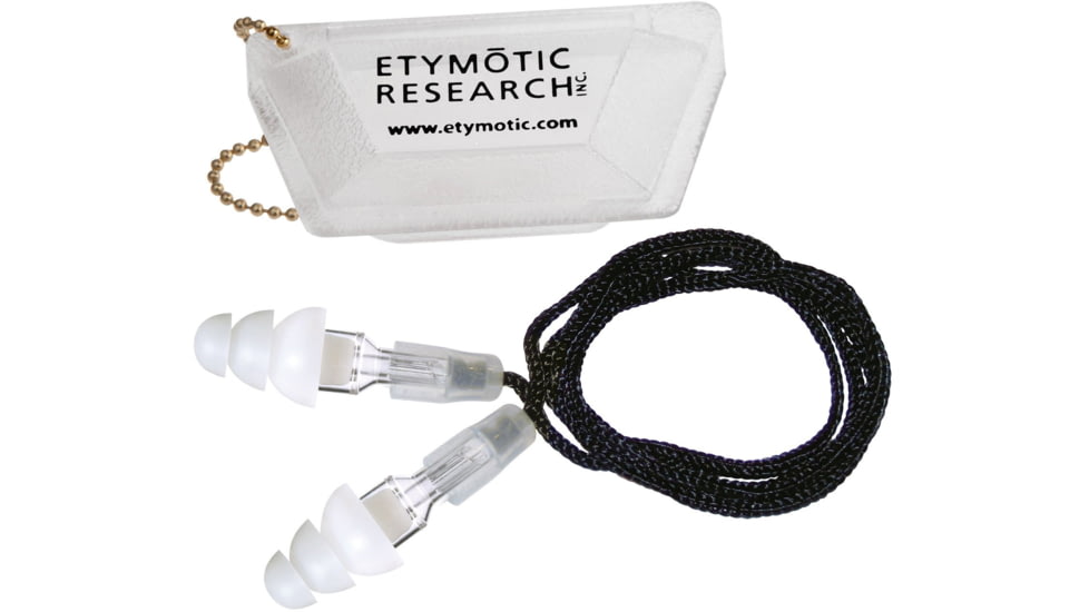 Etymotic Research ER20 Motorsport High-Definition Earplugs, White, Large, ER20-CCC-MS-C