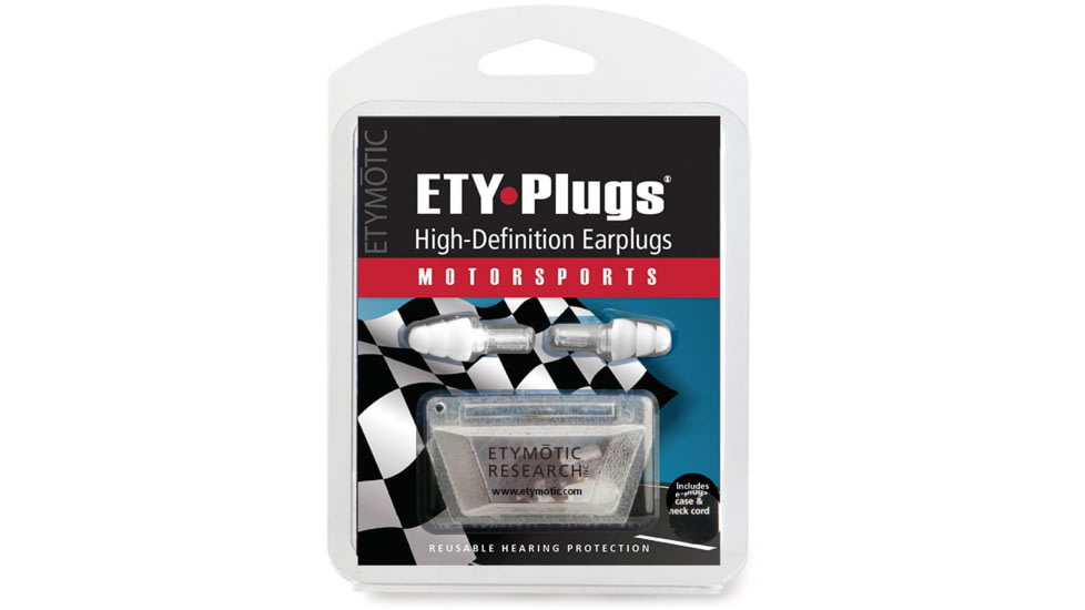Etymotic Research ER20 Motorsport High-Definition Earplugs, White, Large, ER20-CCC-MS-C