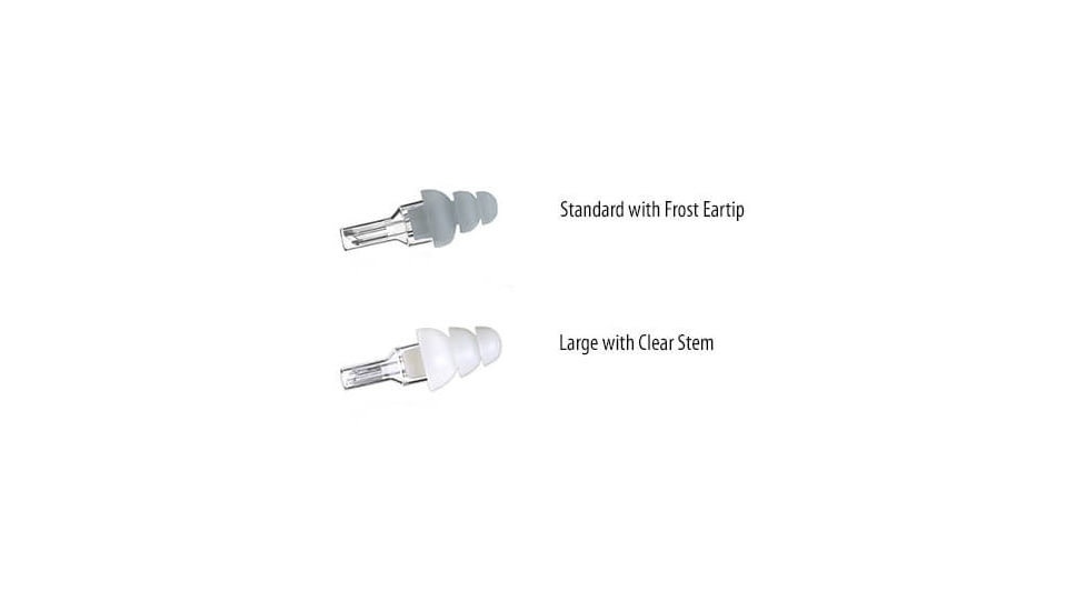 Etymotic Research ER20HD Safety High-Definition Earplugs, Frost, Standard, ER20-SFT-FROST