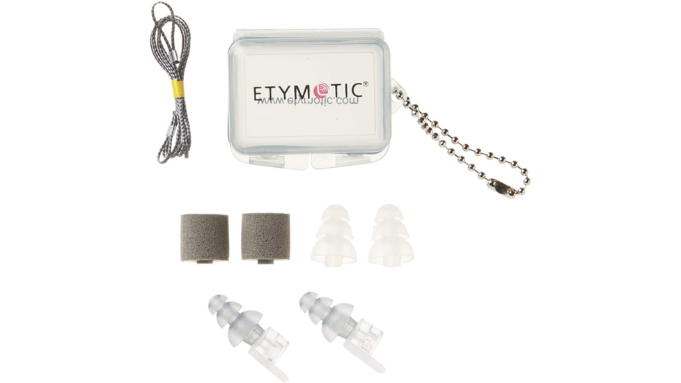 Etymotic Research ER20XS High-Fidelity Earplugs, Clear/Frost, Standard, Large, ER20XS-UF-C