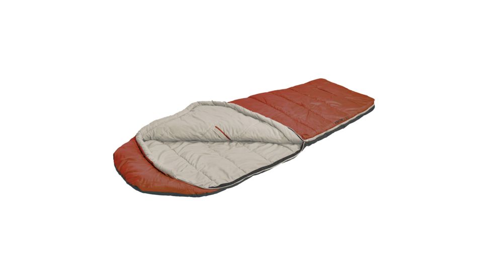 Eureka Lone Pine 0 F Sleeping Bag, Red/White, Regular 2641232