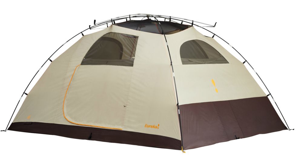 Eureka Sunrise EX 8 Tent - 8 Person, 3 Season-Cement/Java/Orange Popsicle