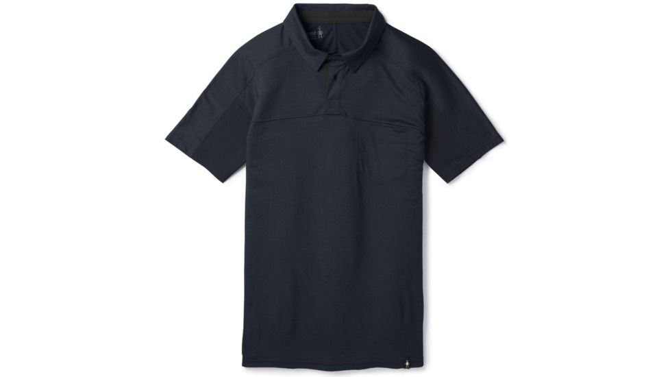 Smartwool Everyday Exploration Short Sleeve Polo-Men's, Deep Navy, Small, SW016212092-S