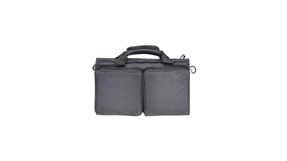 Evolution Outdoor Double Pistol Bag, Black, 14.5in x 8.5in x 3in, 51279-EV