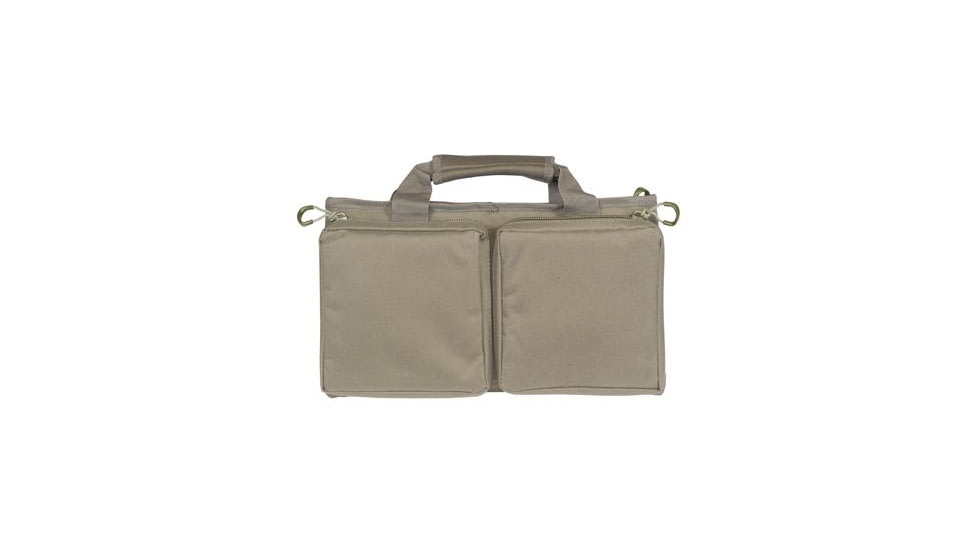 Evolution Outdoor Double Pistol Bag, Dark Tan, 14.5in x 8.5in x 3in, 51280-EV