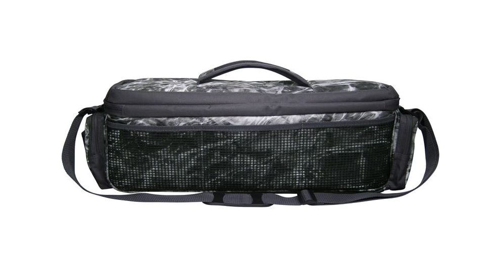 Evolution Outdoor Large Mouth In-line Tackle Bag, Mossy Oak Elements / Grey / White / Green, Large, 31019-EV