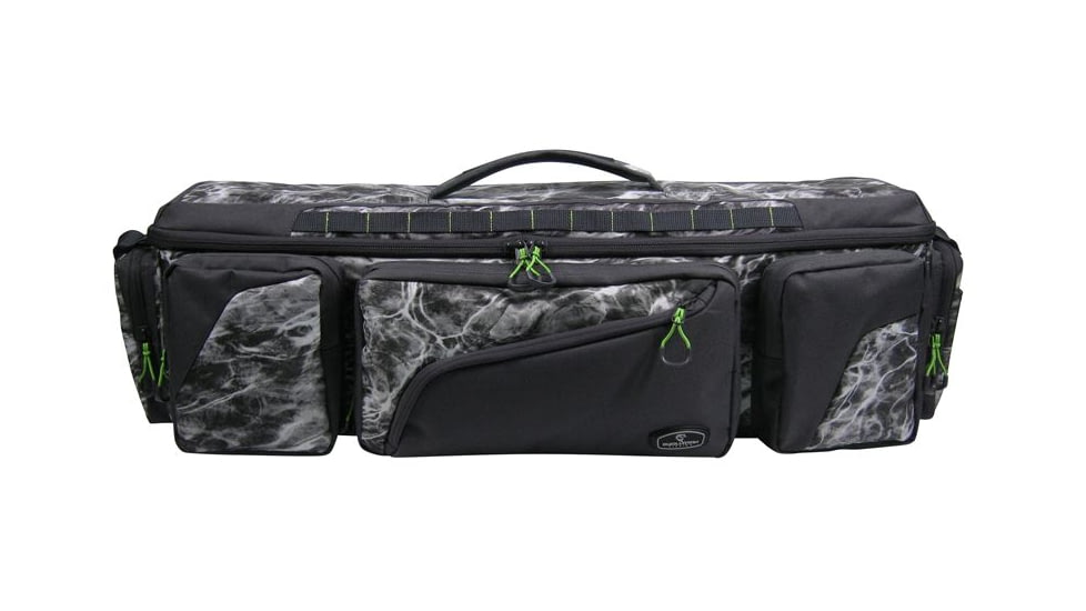 Evolution Outdoor Large Mouth In-line Tackle Bag, Mossy Oak Elements / Grey / White / Green, Medium, 31018-EV