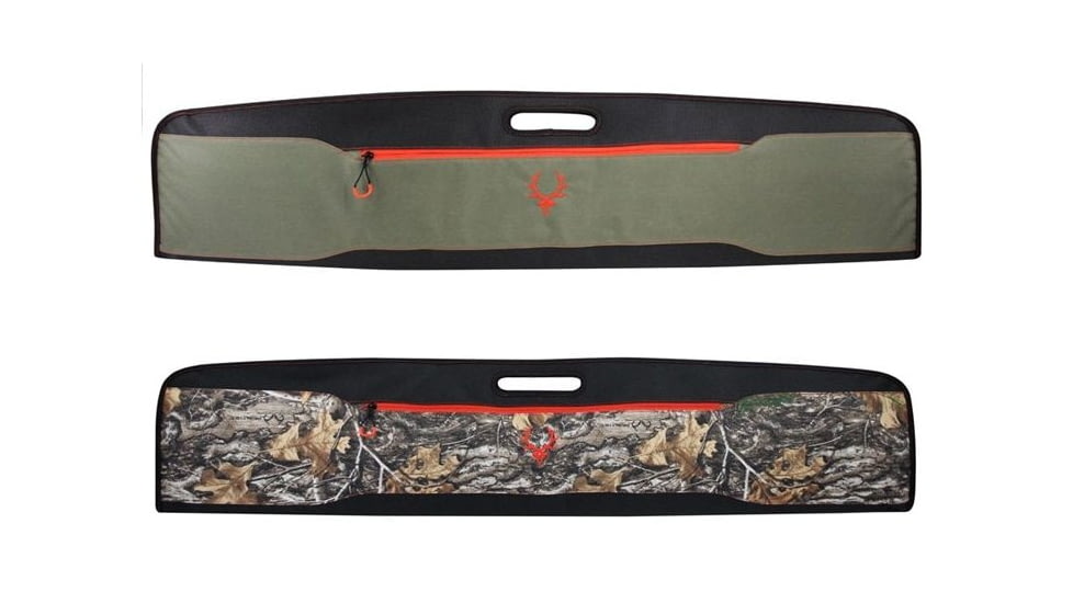 Evolution Outdoor Marksman Series Gun Case, Green/Black/Orange, Realtree Edge/Black