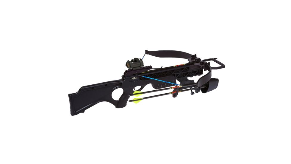 Excalibur Crossbow Matrix Cub Crossbow, Black w/Red Dot Scope, 2860