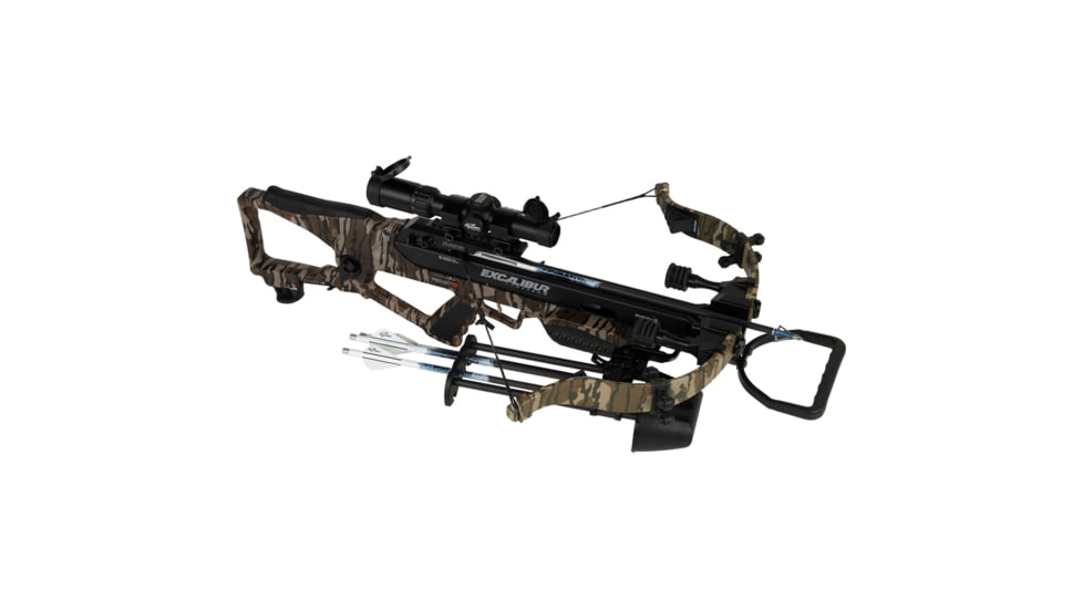 Excalibur Crossbow Rev-X TD Crossbow, 16lb, 400fps, Mossy Oak Bottomlands Camo, E16341
