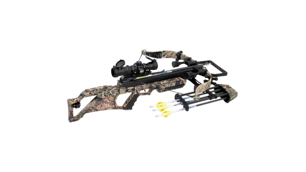 Excalibur Micro Suppressor Extreme Crossbow Tact100 Scope and Charger EXT, 6.4lbs, 400 FPS, Mossy Oak Break-Up Country, Color1 : Mossy Oak Break-Up Country, E10907
