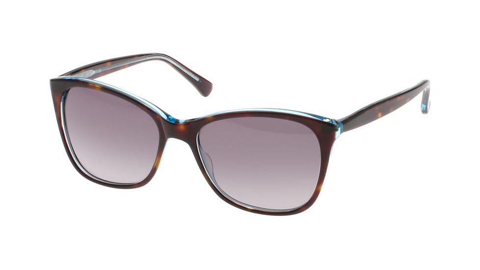 Exces Dani Sunglasses, Female, Dark Tortoise-Light Blue/Grey Gradient Lenses, 56-17-135 Dani-179