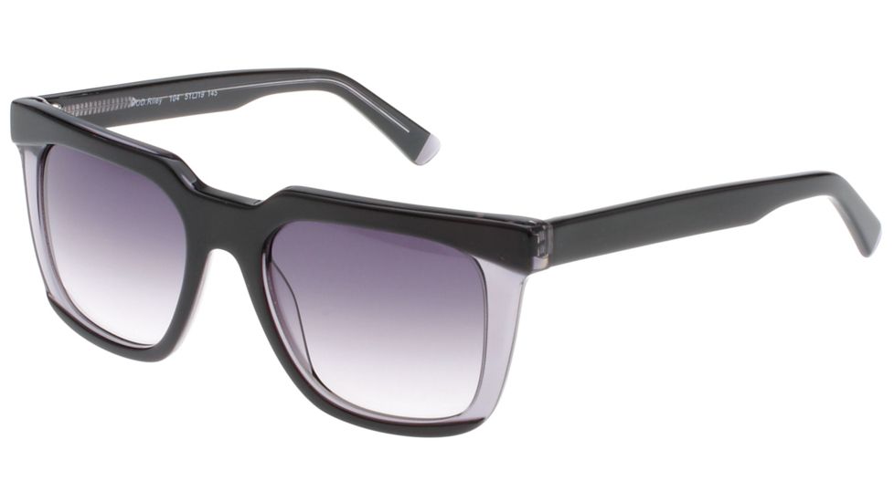 Exces Riley Sunglasses, Women's, Black-Grey Crystal, 51-19-145, EXRILEY104