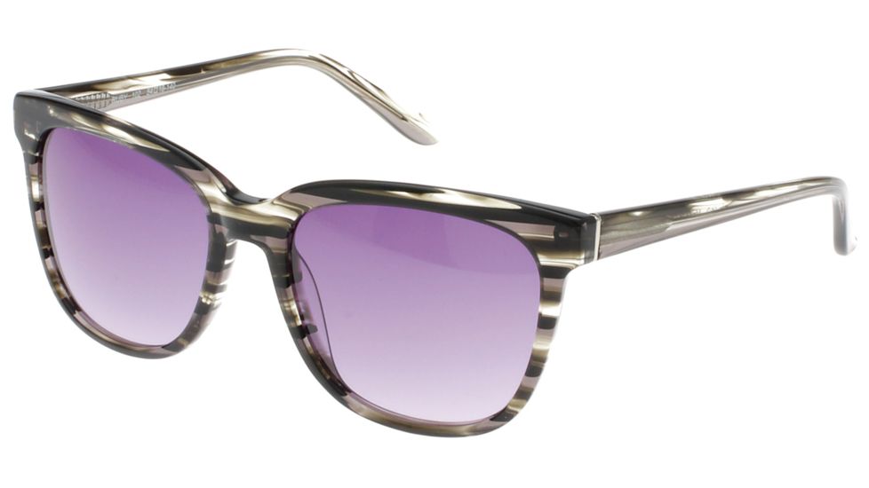 Exces Ruby Sunglasses, Womens, Striated Grey, 54-18-140, EXRUBY102