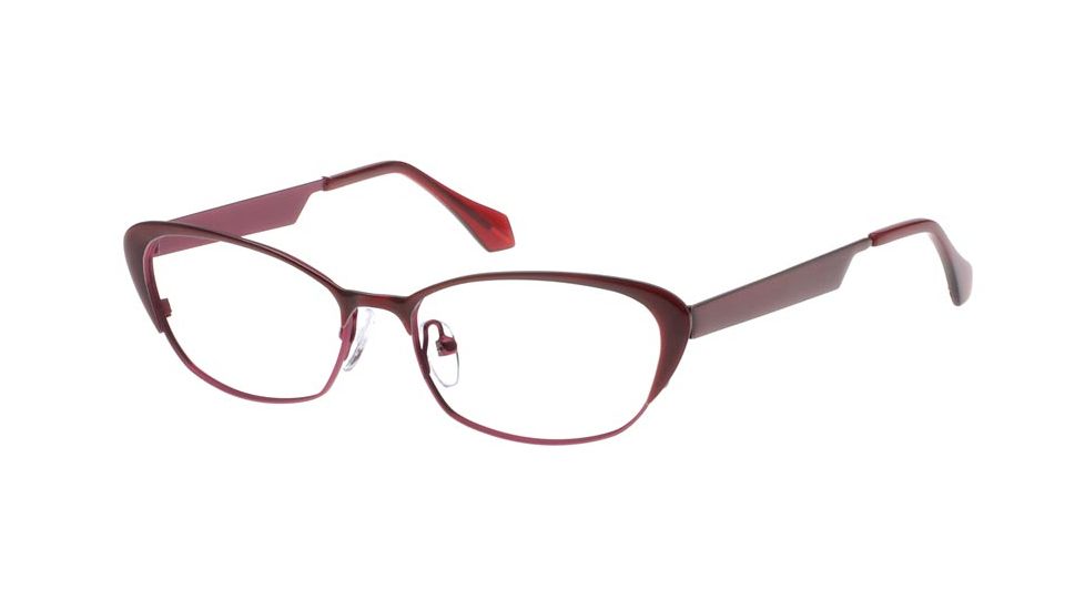 Exces Montage 5002 Eyeglasses - Red-Wine Frame w/ Clear Lenses,Size 50-16-135 5002-914