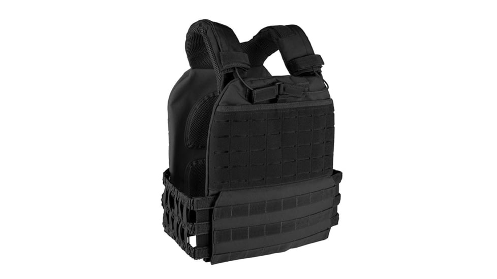 ExecDefense USA Quick Release Plate Carrier, Black, S, PC-FPC-01-S