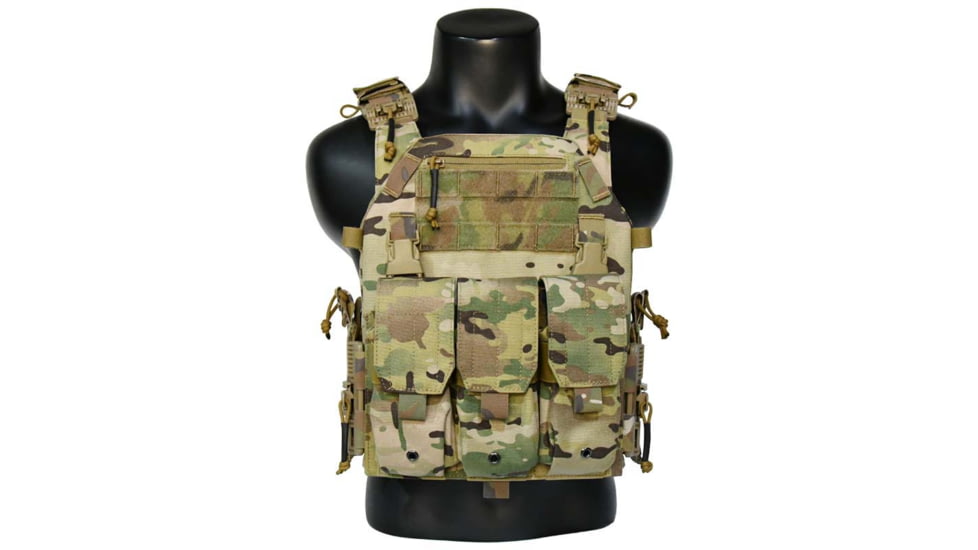 ExecDefense USA Tactical Plate Carrier, Multicam, Extra Large, PC-MC01-XL