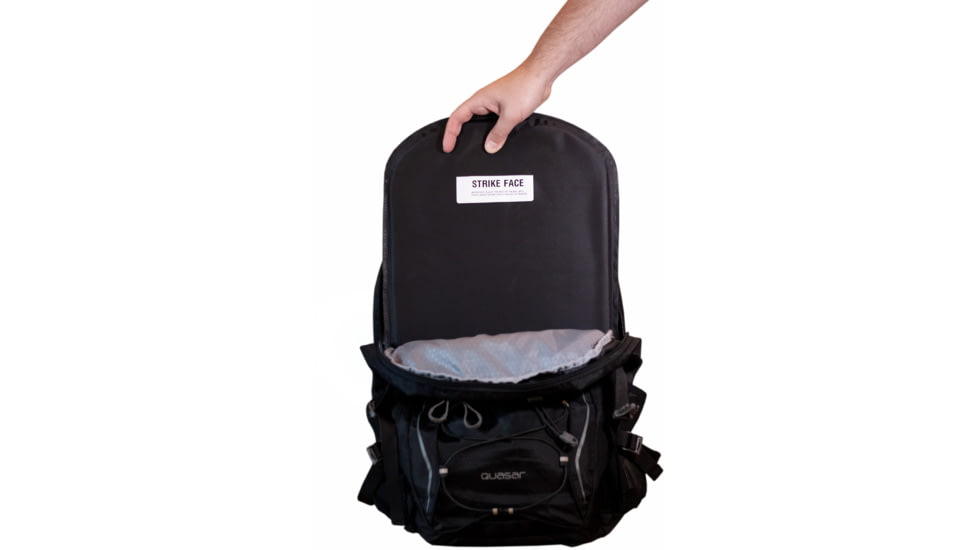 ExecDefense USA Bulletproof Backpack Insert, Black, Standard Size, 10in x 12in, BB-01-S