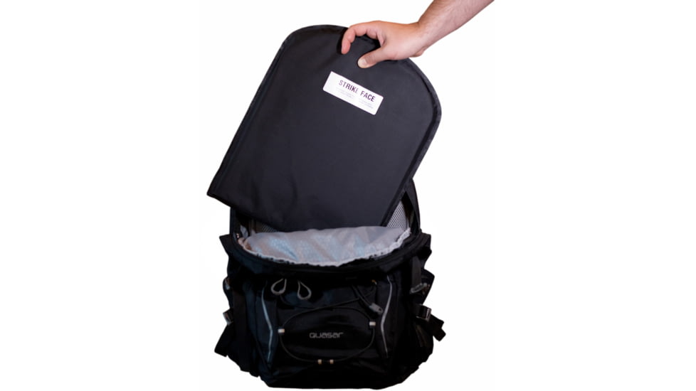 ExecDefense USA Bulletproof Backpack Insert, Black, Standard Size, 10in x 12in, BB-01-S