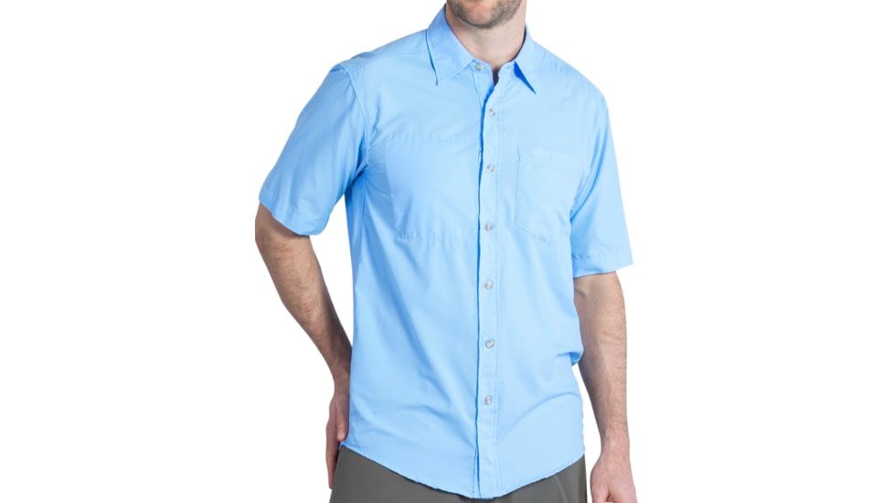 ExOfficio Corsico Short Sleeve Shirt - Men's -Lt Lapis-X-Large