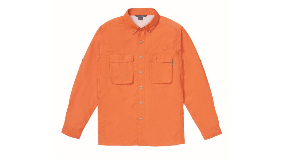 ExOfficio Demo, Air Strip Long Sleeve - Mens, Gold Flame, Medium, 1001-2035-GF-M-DM