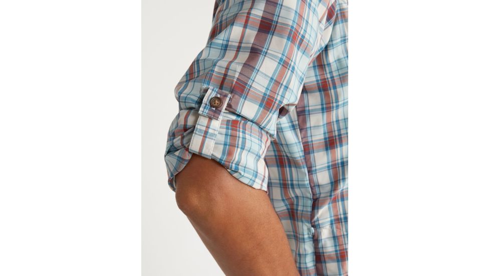 ExOfficio Demo, BA Palotina Long Sleeve Shirt - Womens, Corydalis Blue, Medium, 2101-3368-CRDALSBL-M-DM