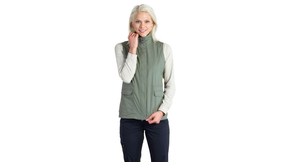 ExOfficio FlyQ Vest - Womens, Bay Leaf, Small, 20762758-6441-S