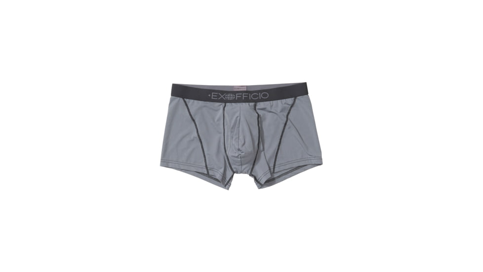 ExOfficio Give-N-Go 2.0 3in Sport Boxer Brief - Mens, Steel Onyx/Black, 2XL, 12413447-9182-2XL