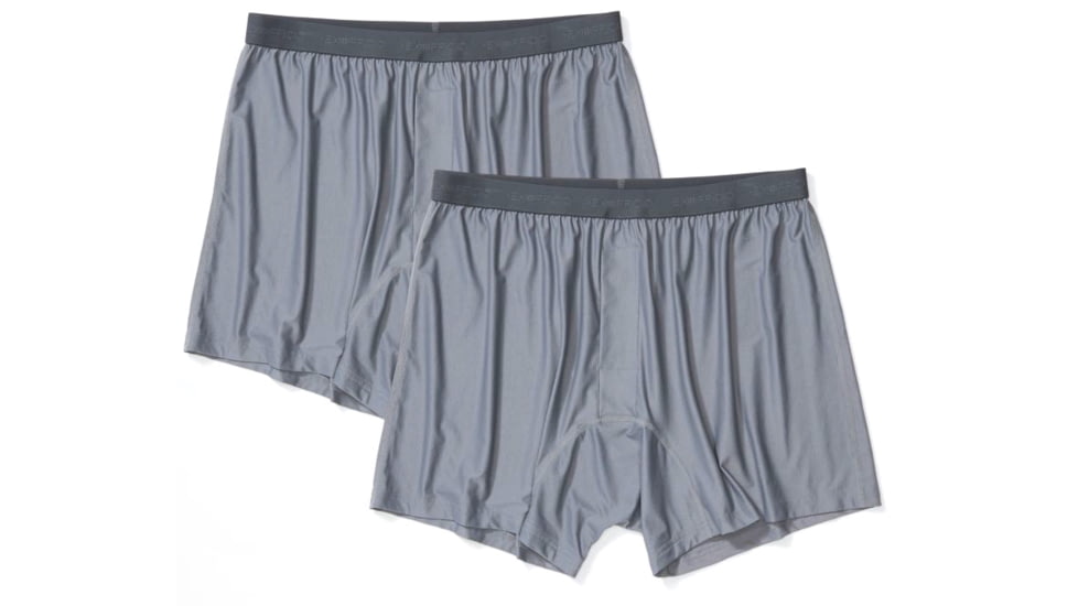 ExOfficio Give-N-Go 2.0 Boxer 2Pk - Mens, Steel Onyx, Extra Large, 1241-6693-9352-XL