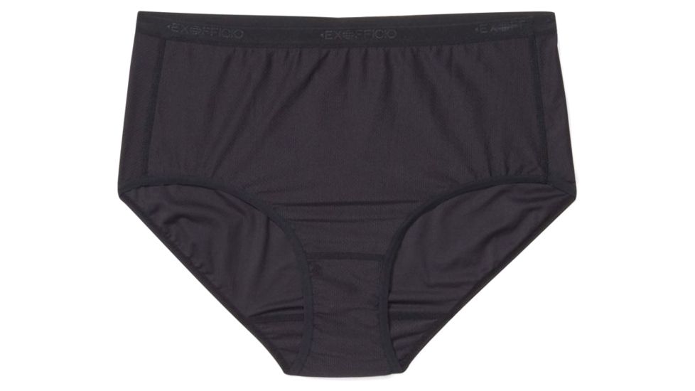 ExOfficio Give-N-Go 2.0 Full Cut Brief - Womens, Black, Extra Small, 2241-6699-9999-XS